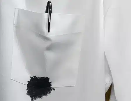 ink stain on shirt